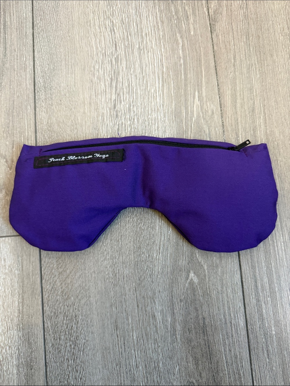 Purple Sleep Mask with removable warmer bag
